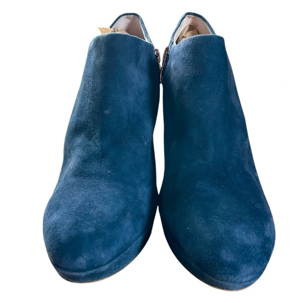 Vince Camuto Royal Navy Suede Stiletto Bootie Size 10 EUC